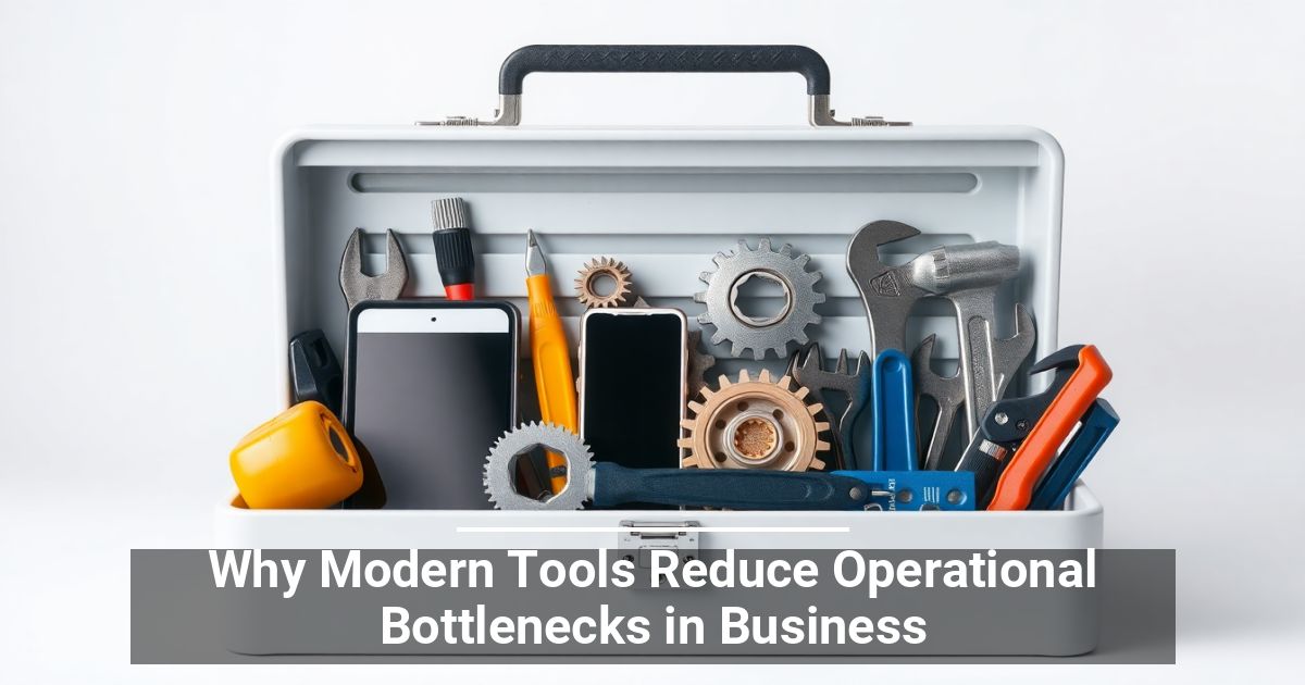 Why Modern Tools Reduce Operational Bottlenecks in Business